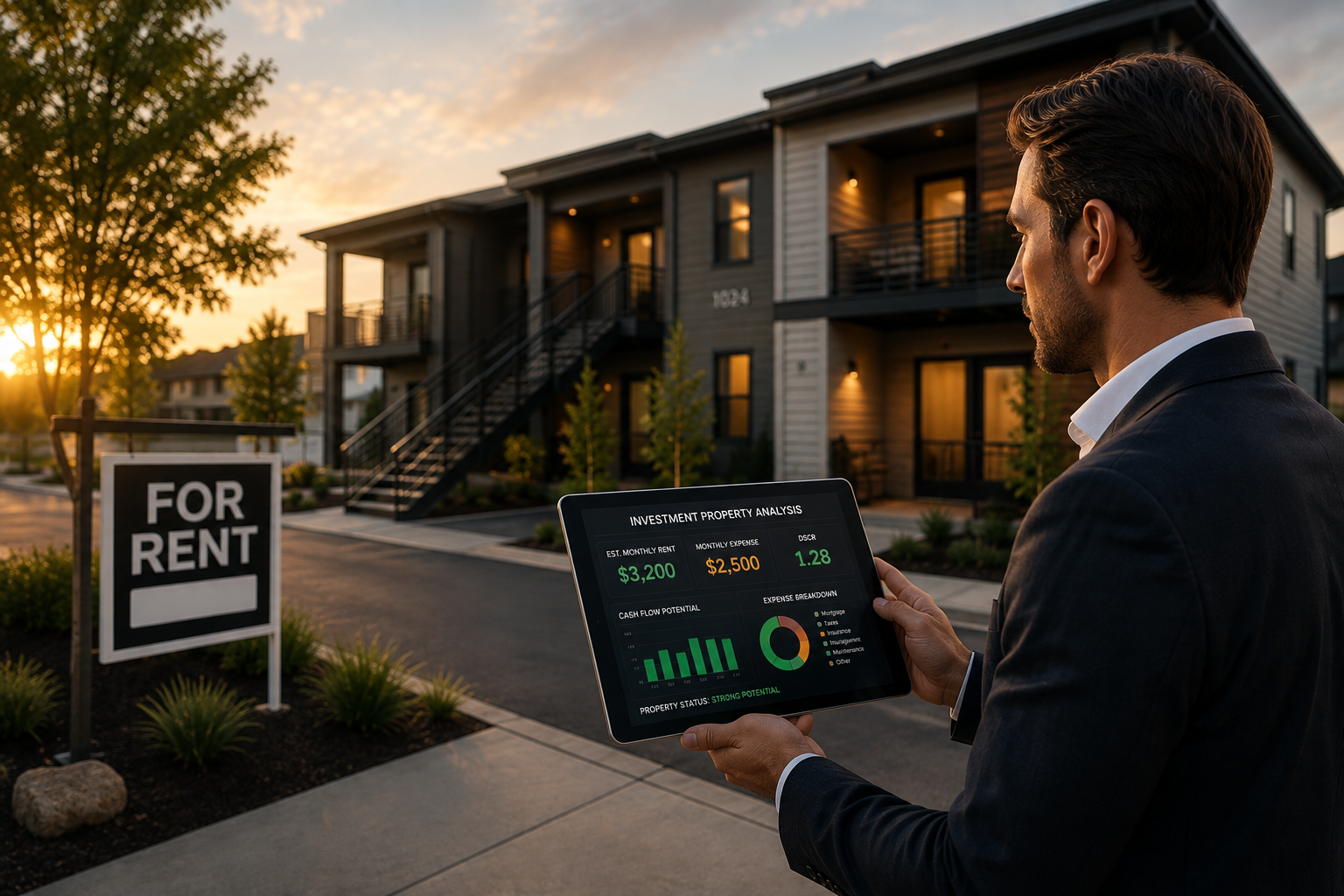 Investor evaluating a DSCR investment property